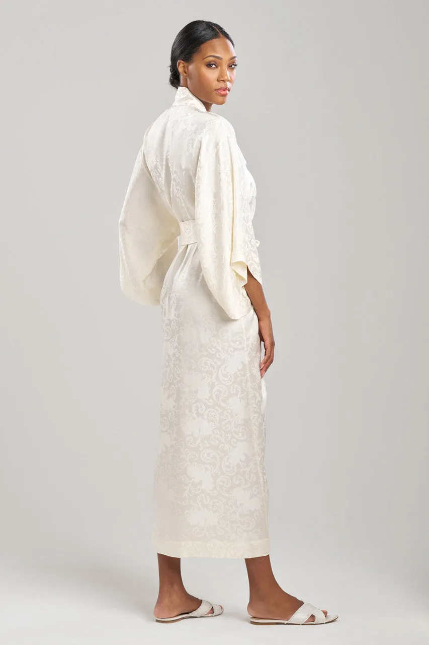 Ines Jacquard Silk Tassel Robe