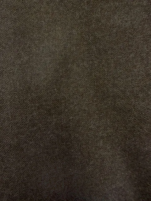 Italian Designer Wool Flannel - Brown