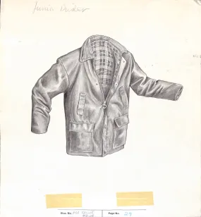 Junior Rider Hunting Coat Graphite Drawing