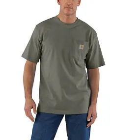 k87 LOOSE FIT POCKET TEE- DUSTY OLIVE