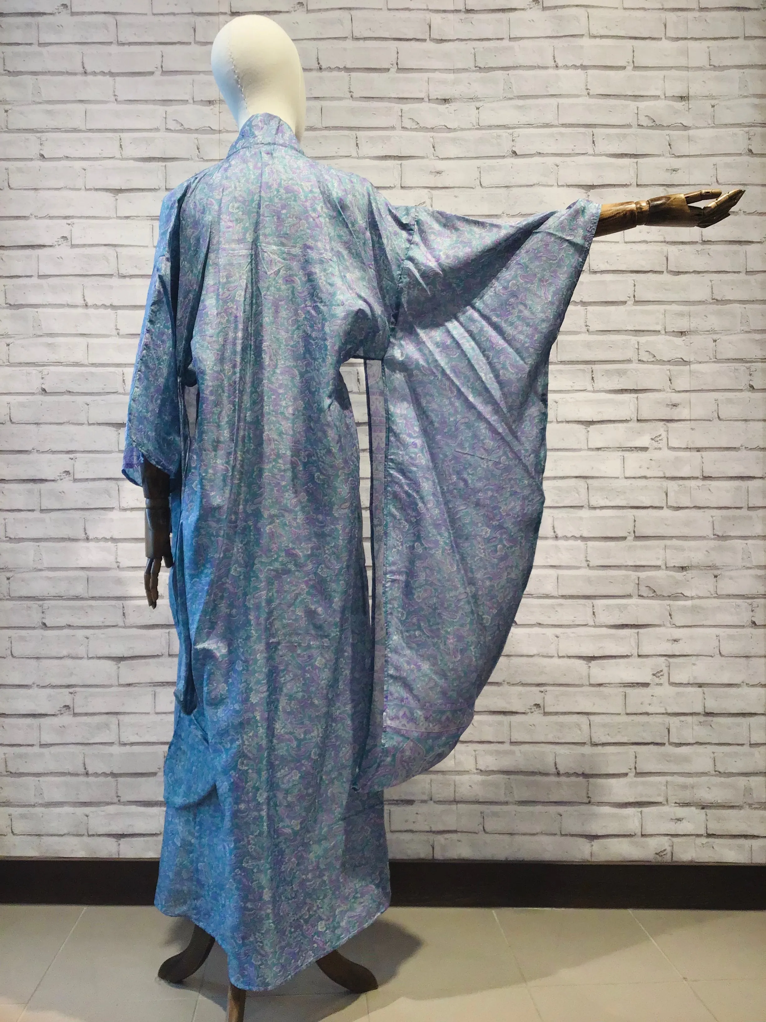 Kalamkari Kiss Silk Kimono