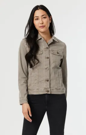 KATY JACKET IN BROWN NATURAL DYE