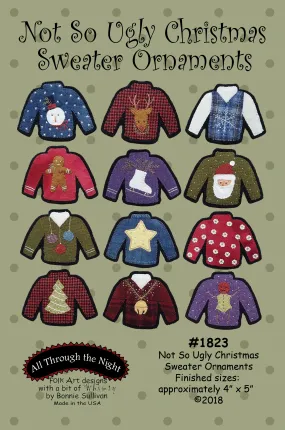 KB 1823 Not So Ugly Christmas Sweater Ornaments Kit