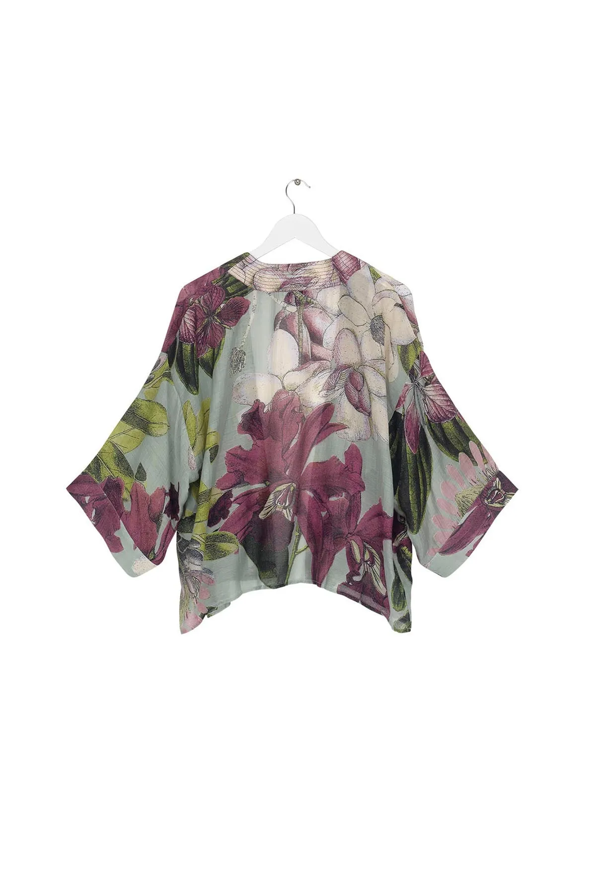 KEW Protea Duck Egg Kimono