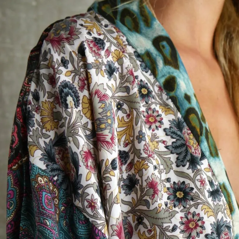 Kimono Court en Soie