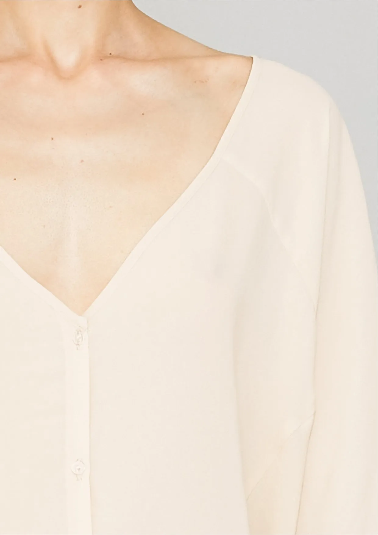 KIMONO SHIRT - creme