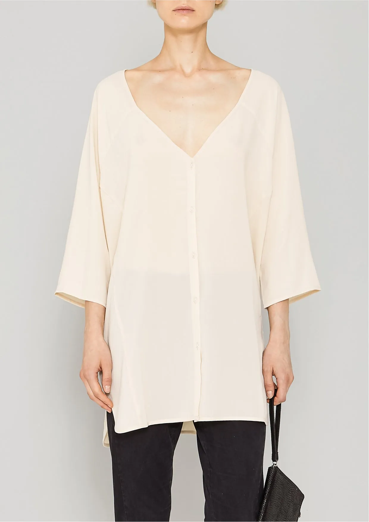 KIMONO SHIRT - creme