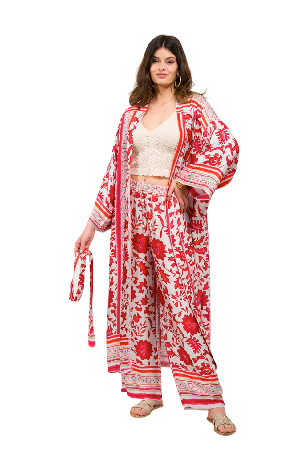Kontatto multicolor kimono