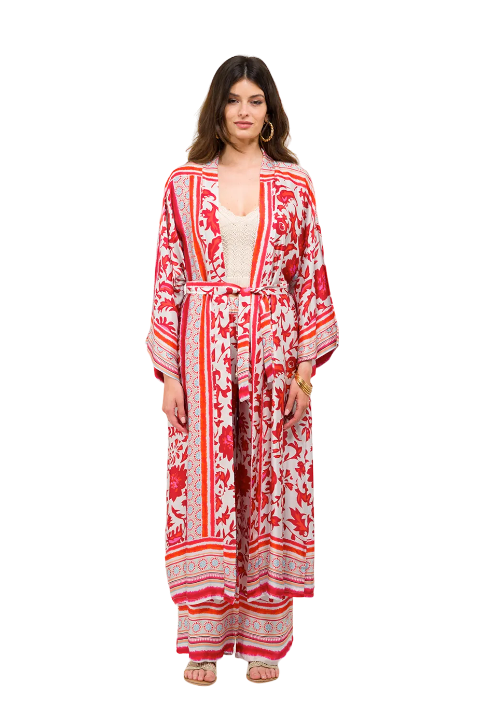 Kontatto multicolor kimono
