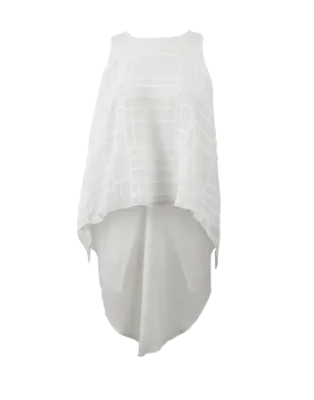Lace Up Texture Tank