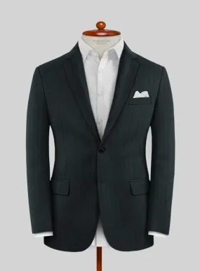 Lanificio Zegna Trofeo Dexi Dark Green Stripe Wool Jacket