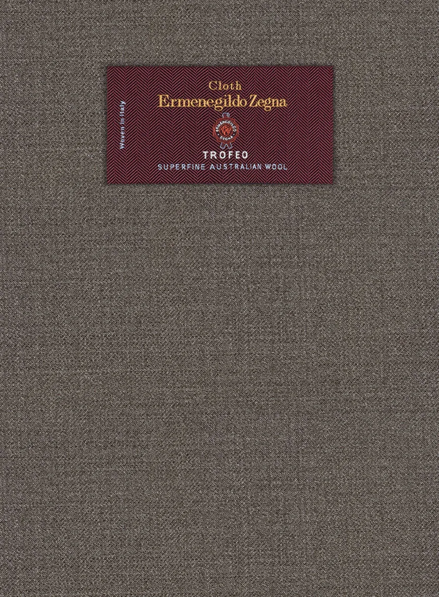 Lanificio Zegna Trofeo Intense Brown Wool Jacket