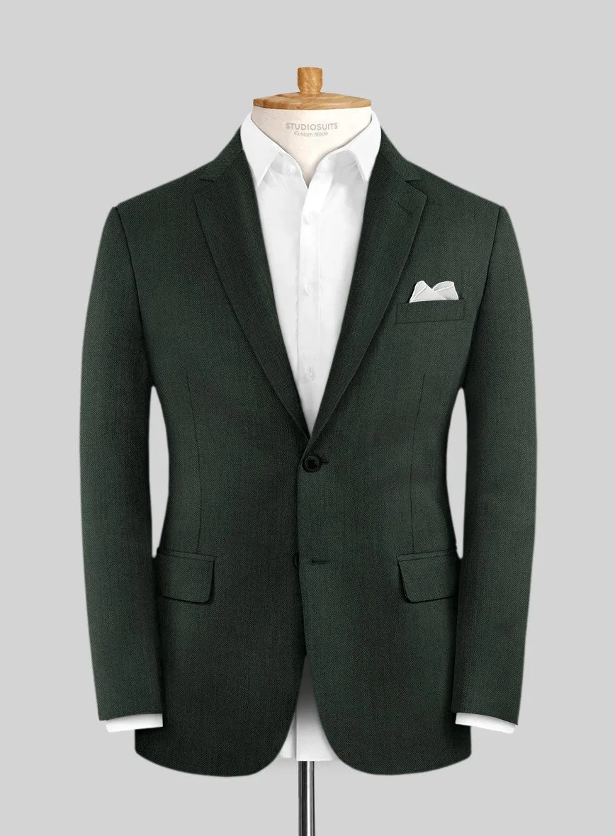Lanificio Zegna Trofeo Sacramento Green Wool Jacket