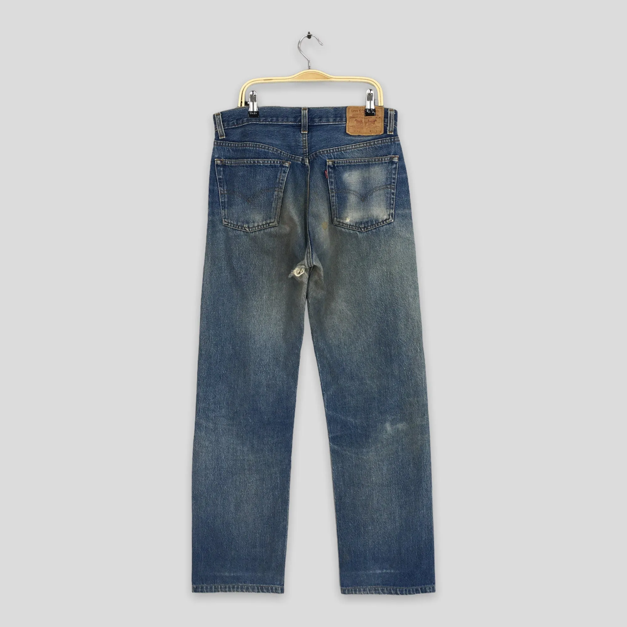 Levi's 501XX Blue Stonewash Jeans Size 29x29.5