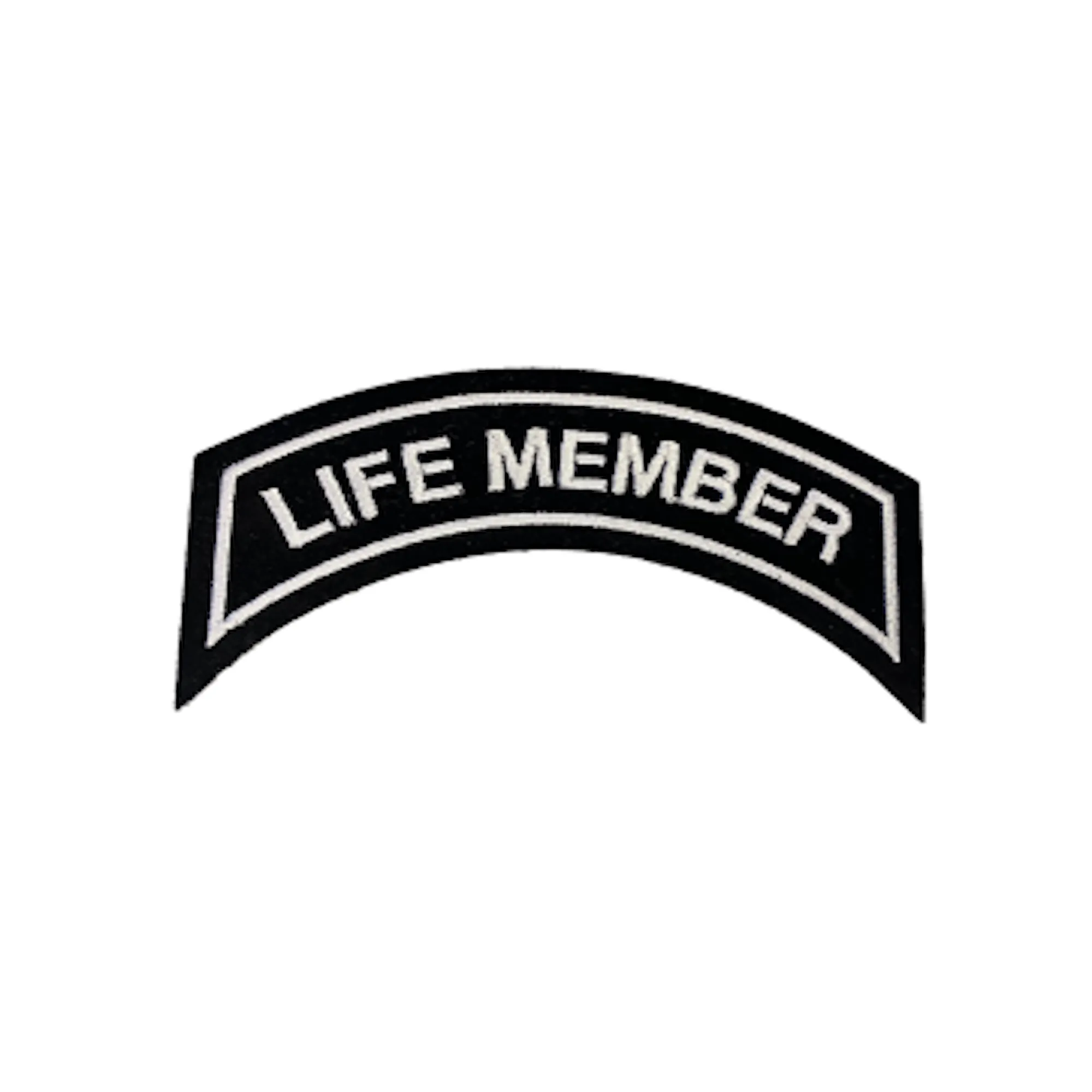 Life Member Patch in Silver - SMALL