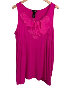 Light Summer Cerise Sleeveless Tunic