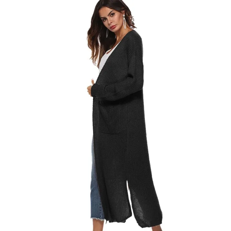 Long Cardigan Thick Kimono Long Sleeve Sweater