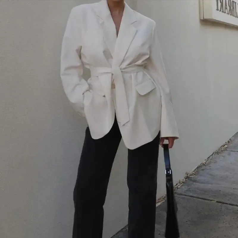 Long Sleeve Lapel Blazer