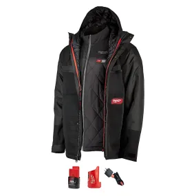 M12™ Heated AXIS™ Layering System with GridIron™ Workshell Kit M (Black)