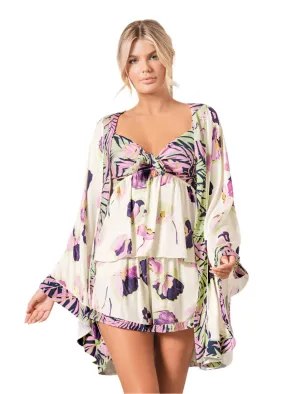 Maaji Floating Floral Adele Sleep Kimono