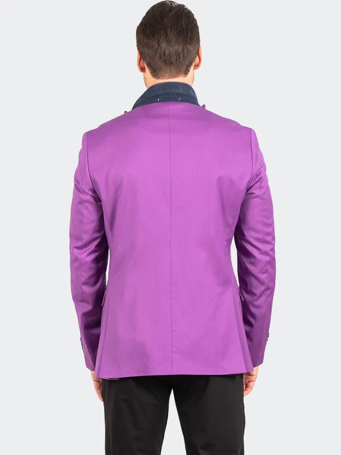Maceoo Blazer | Blazer DescartesResistance10 Purple