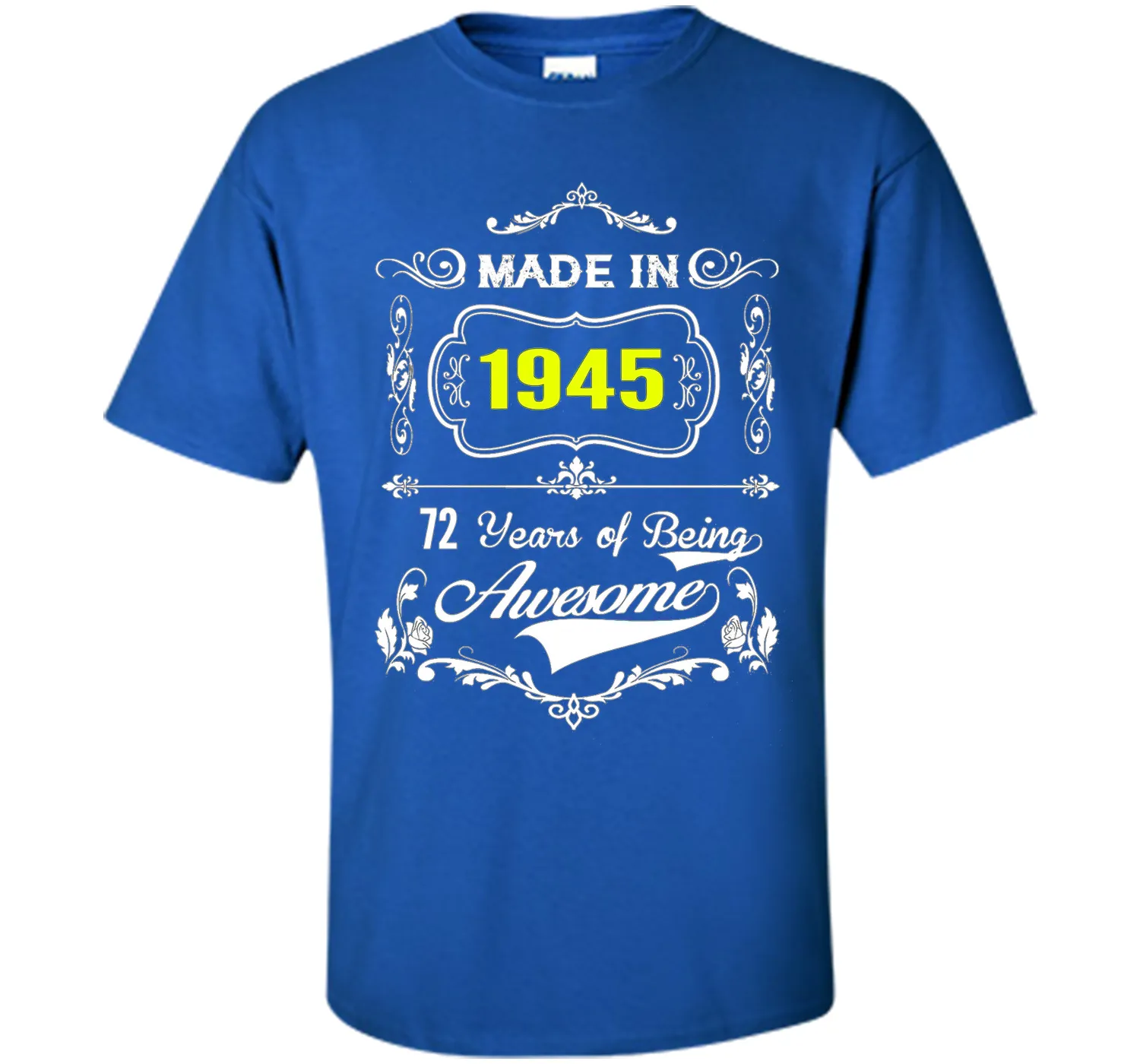 Made in 1945 Tshirt 72th Birthday 72 Years Gift