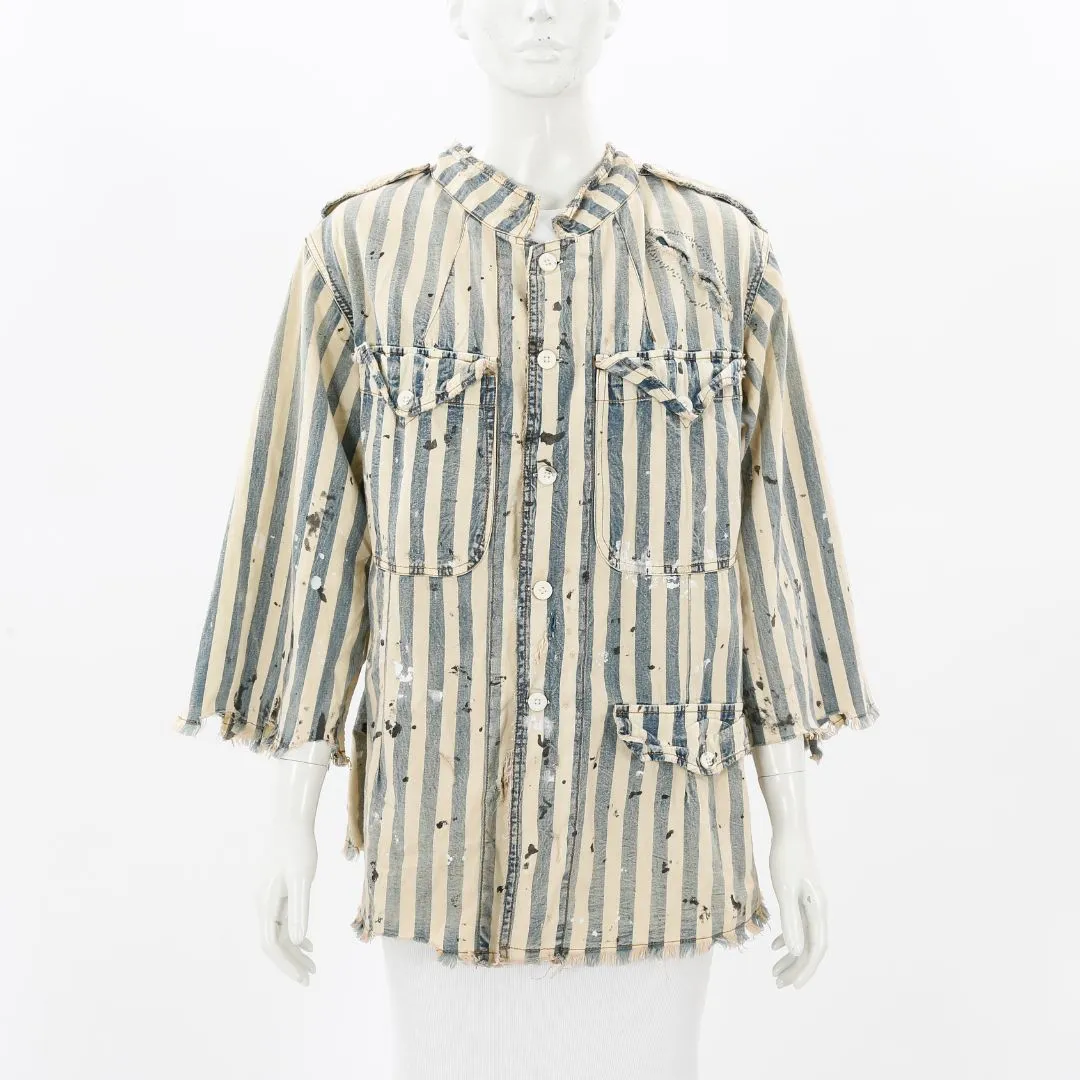 Magnolia Pearl 'Militia' Striped Sanforized Jacket Size O/S
