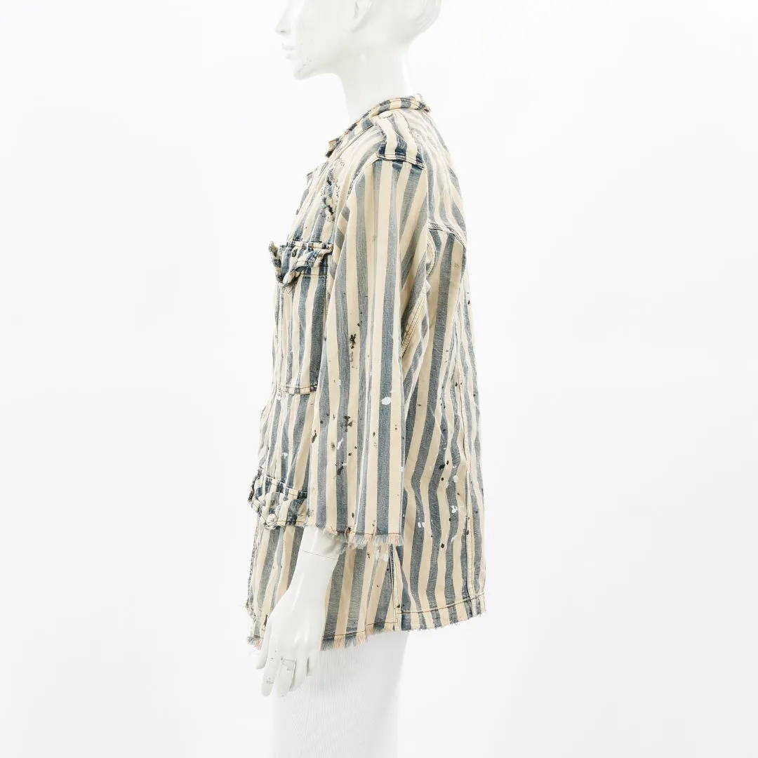 Magnolia Pearl 'Militia' Striped Sanforized Jacket Size O/S