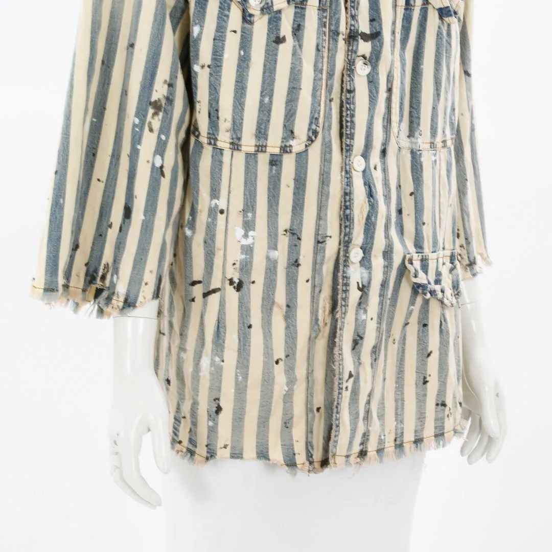 Magnolia Pearl 'Militia' Striped Sanforized Jacket Size O/S