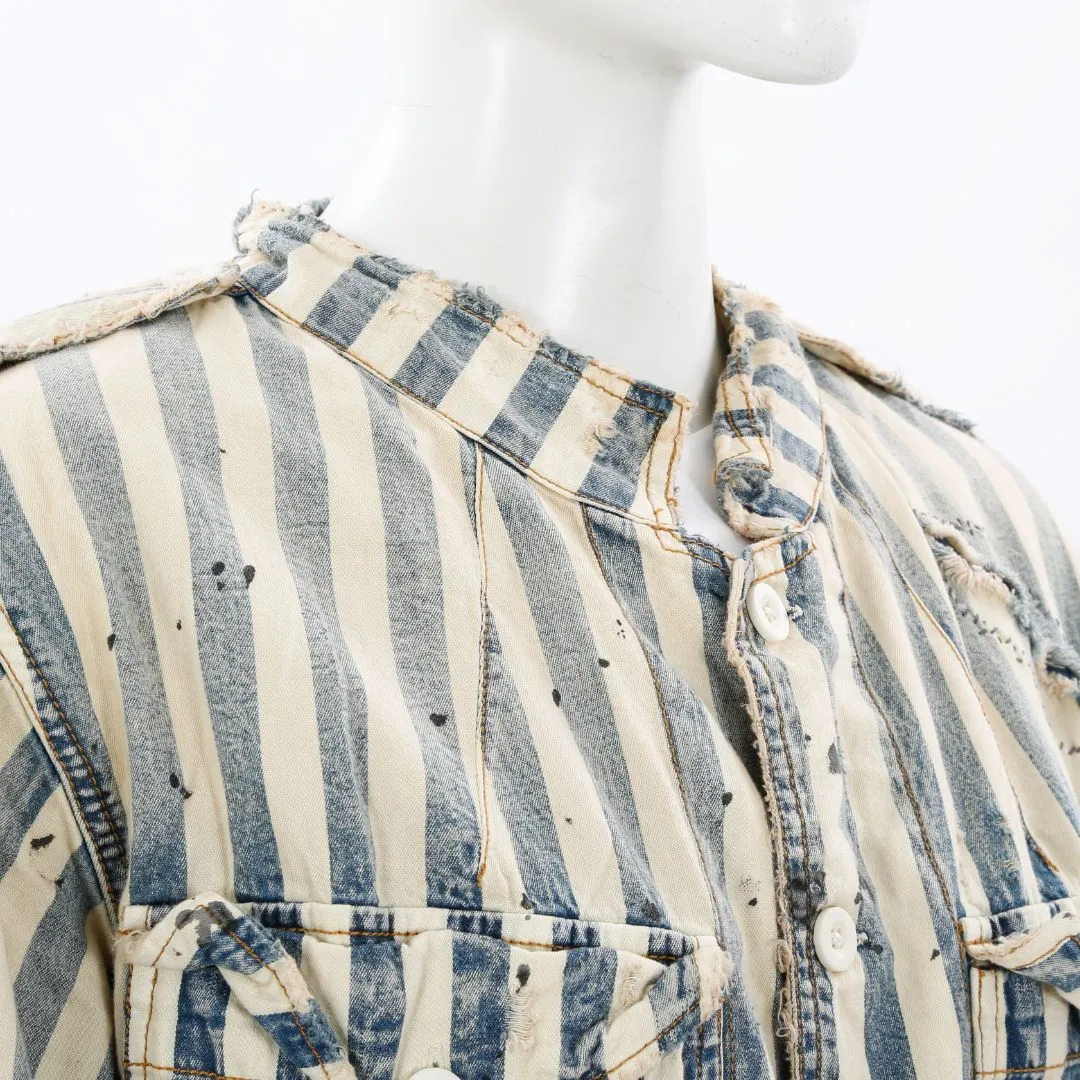 Magnolia Pearl 'Militia' Striped Sanforized Jacket Size O/S