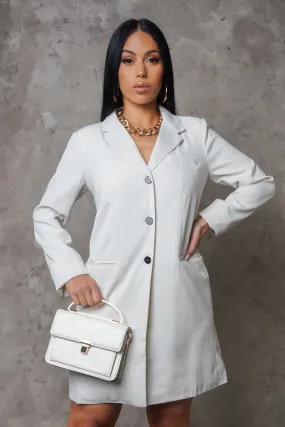 Meeting Time Blazer - Ivory