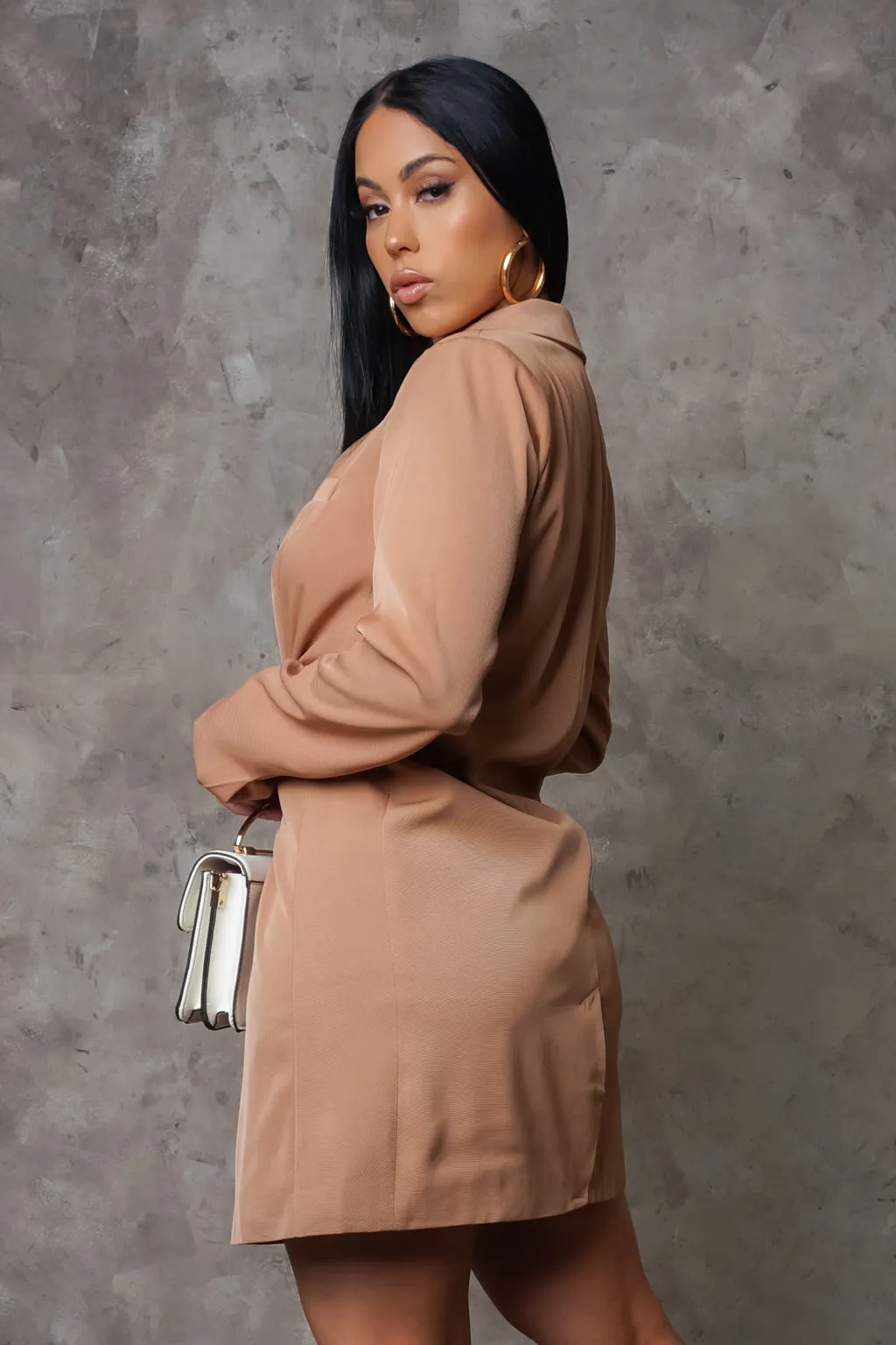 Meeting Time Blazer - Nude