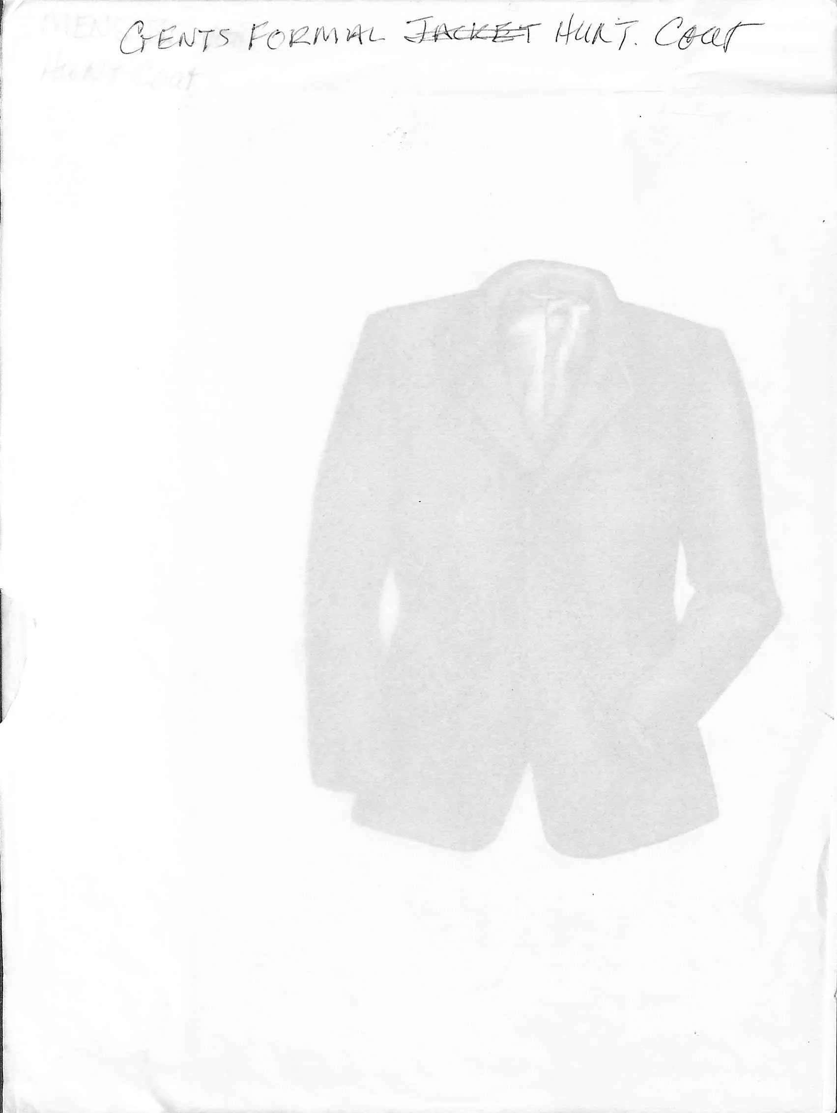 Men's Belvoir Hunt Coat Graphite Drawing