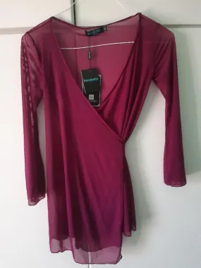 Mesh Cross-Over Tunic "Lise"