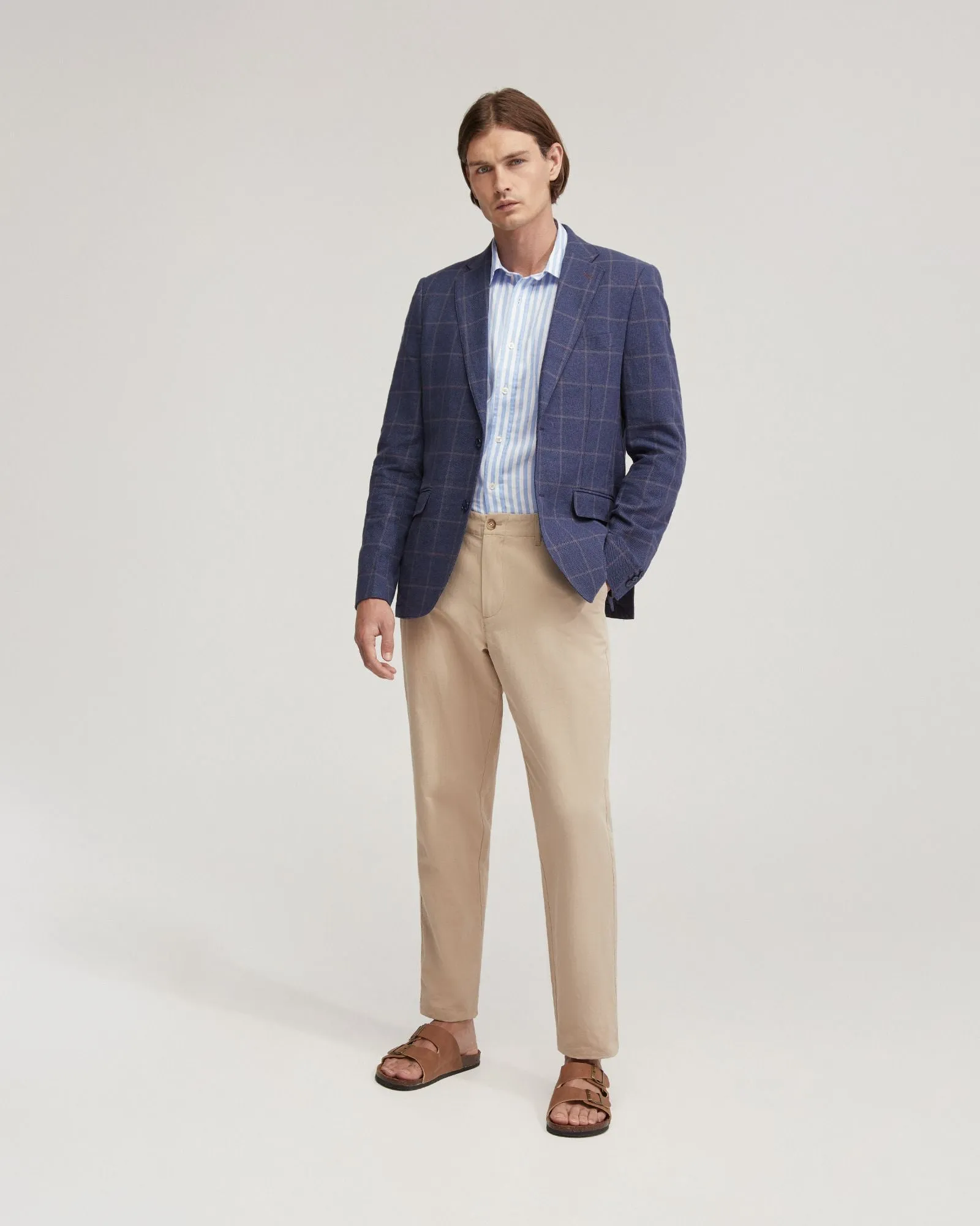 Milton Half Lined Blend Blazer