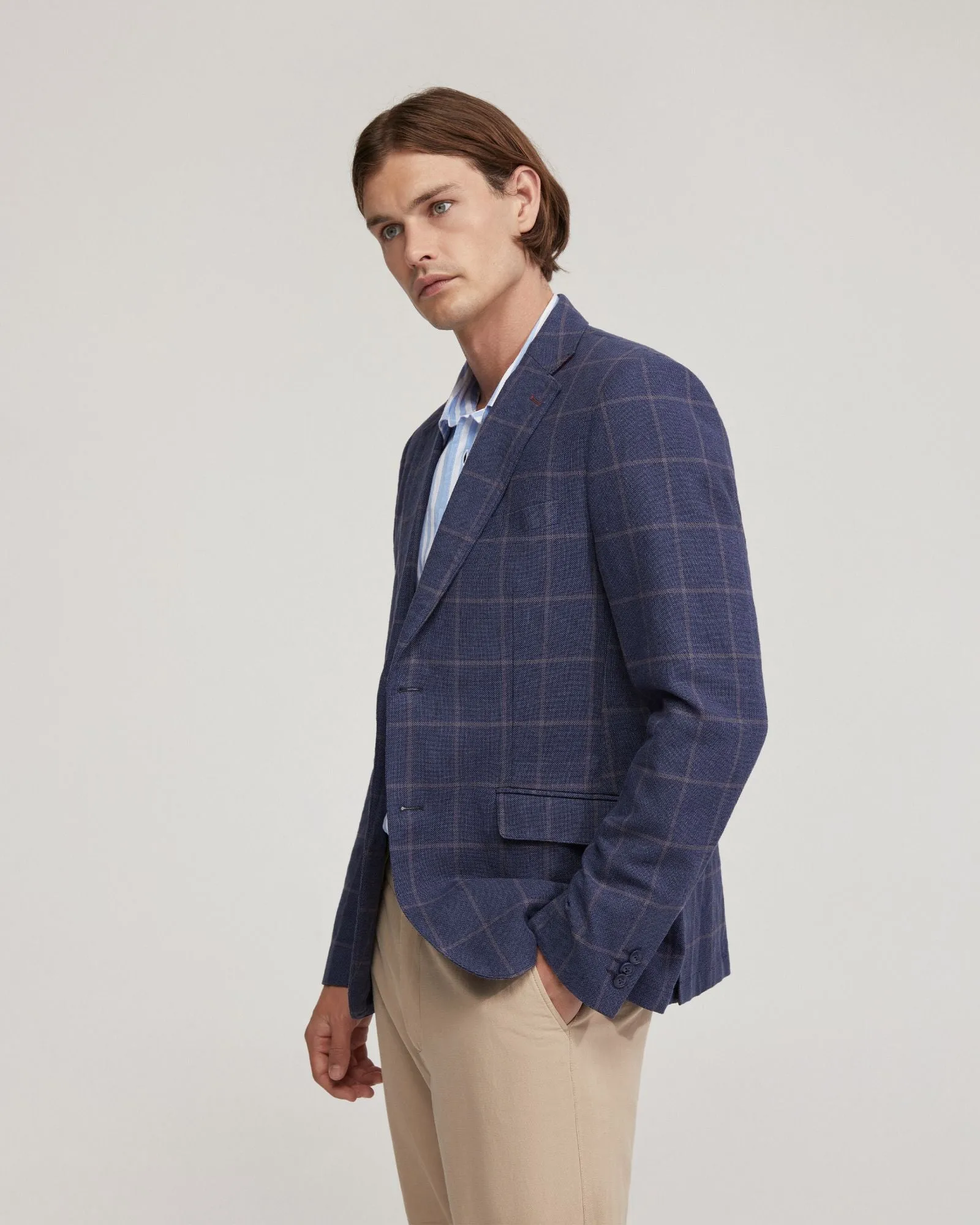 Milton Half Lined Blend Blazer