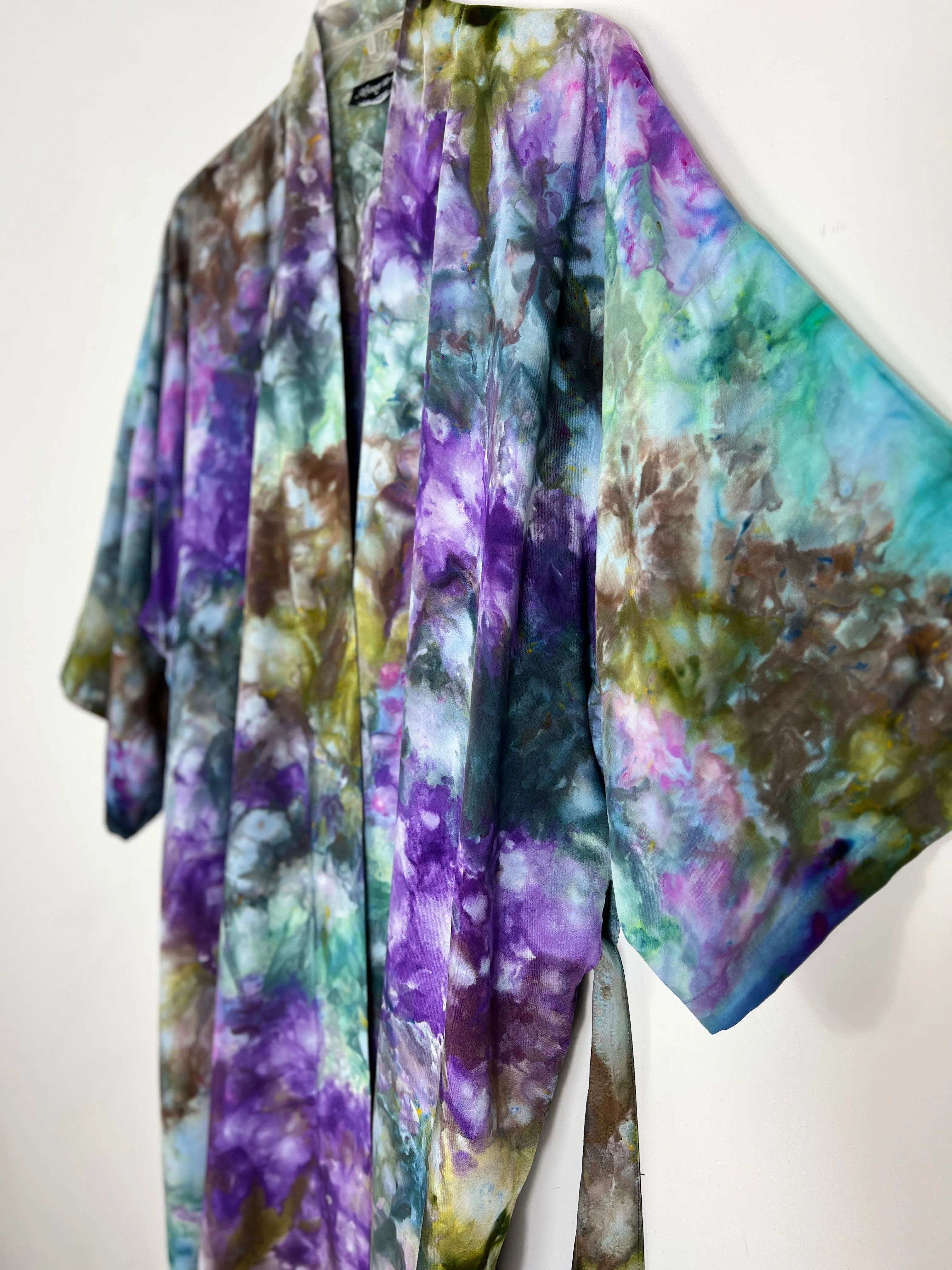 Mystical forest kimono robe