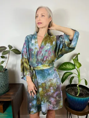 Mystical forest kimono robe