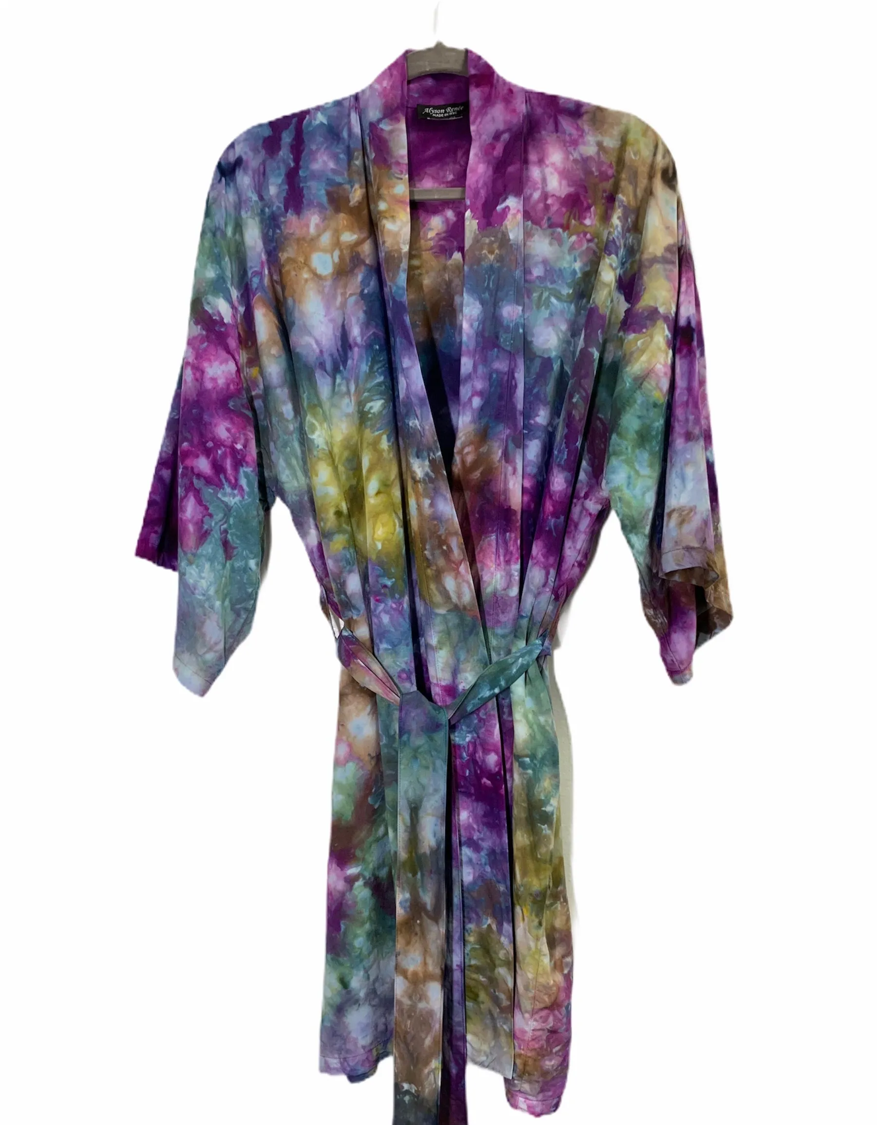 Mystical forest kimono robe