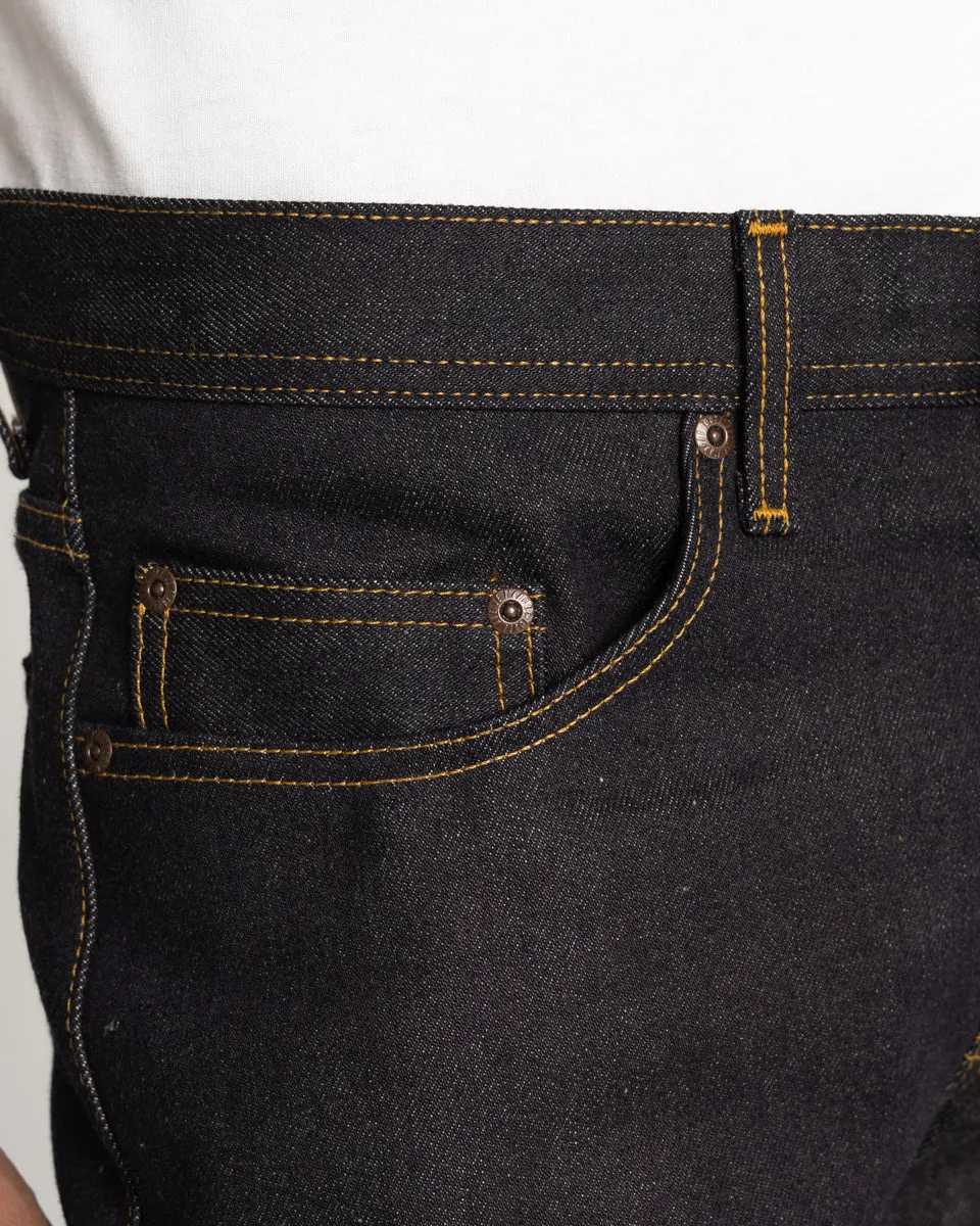 Naked & Famous Denim Weird Guy Regular Tapered Mens Jeans - All Natural Foxfibre Selvedge