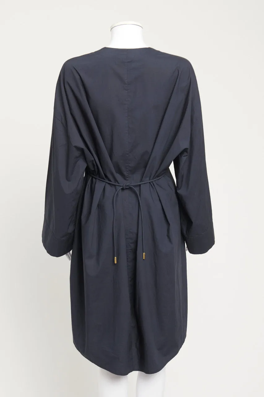 Navy Blue Preowned Tunic Dress
