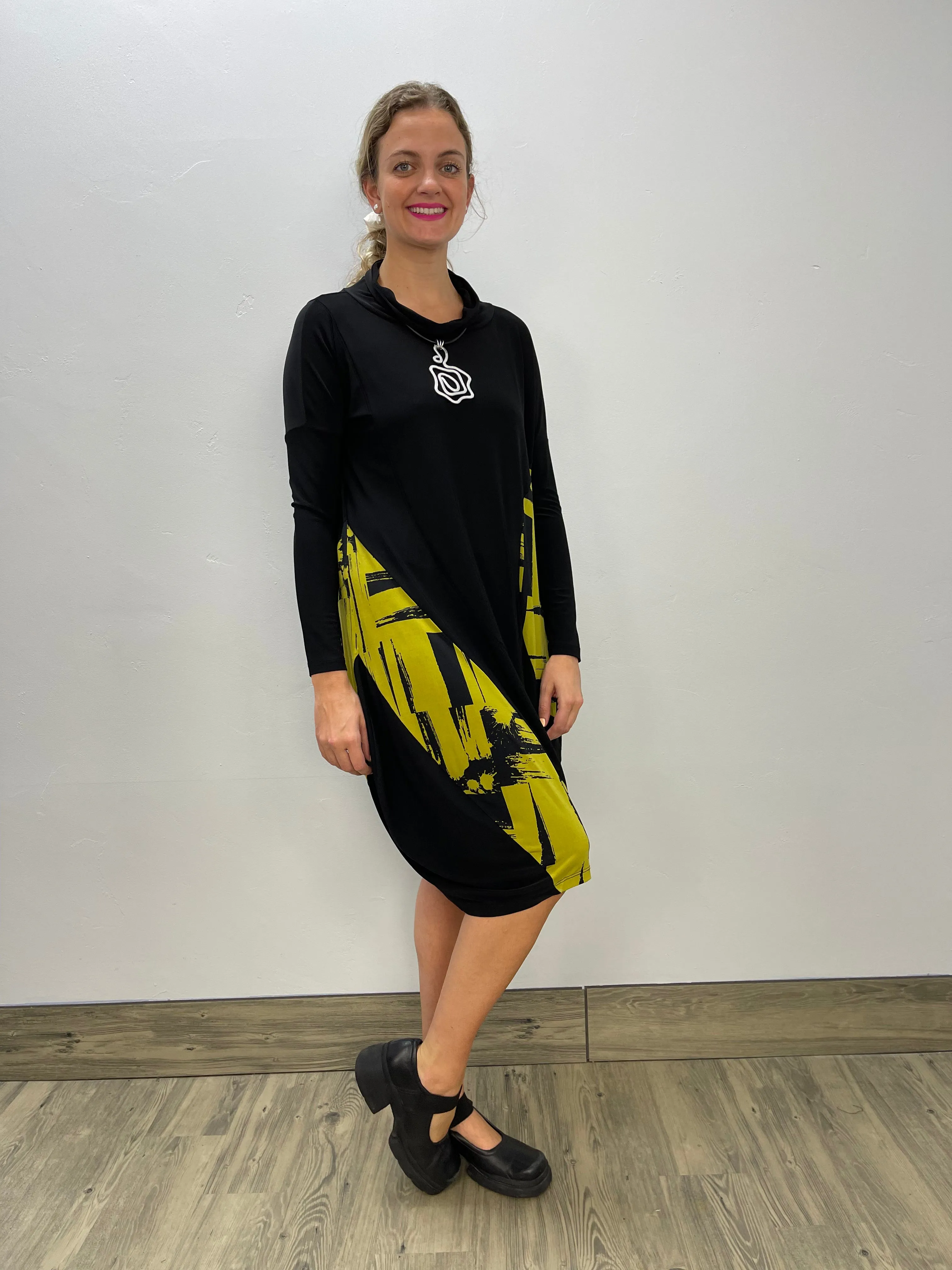 Ozzie Limelight Long Sleeve Dress