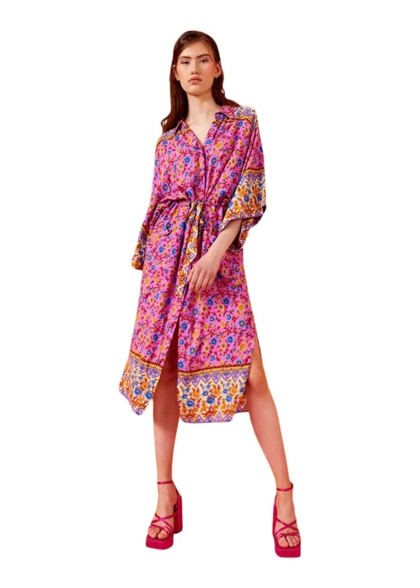 Penny Kimono - Fushcia Pink