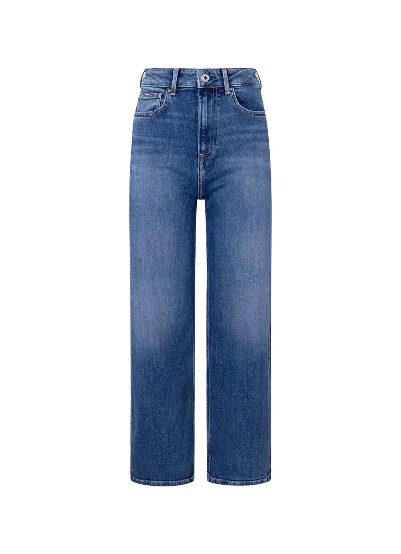 Pepe Jeans pantalone largo Lexa Sky High PL204162CS58 blu