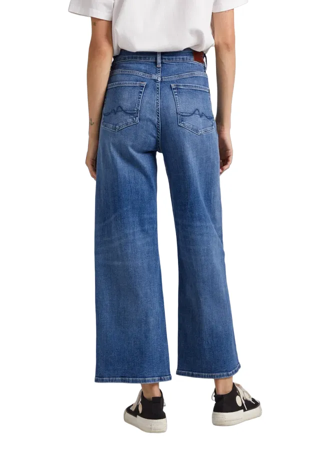 Pepe Jeans pantalone largo Lexa Sky High PL204162CS58 blu