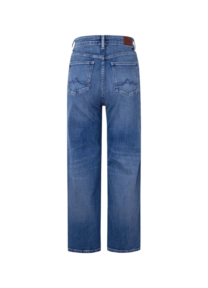 Pepe Jeans pantalone largo Lexa Sky High PL204162CS58 blu