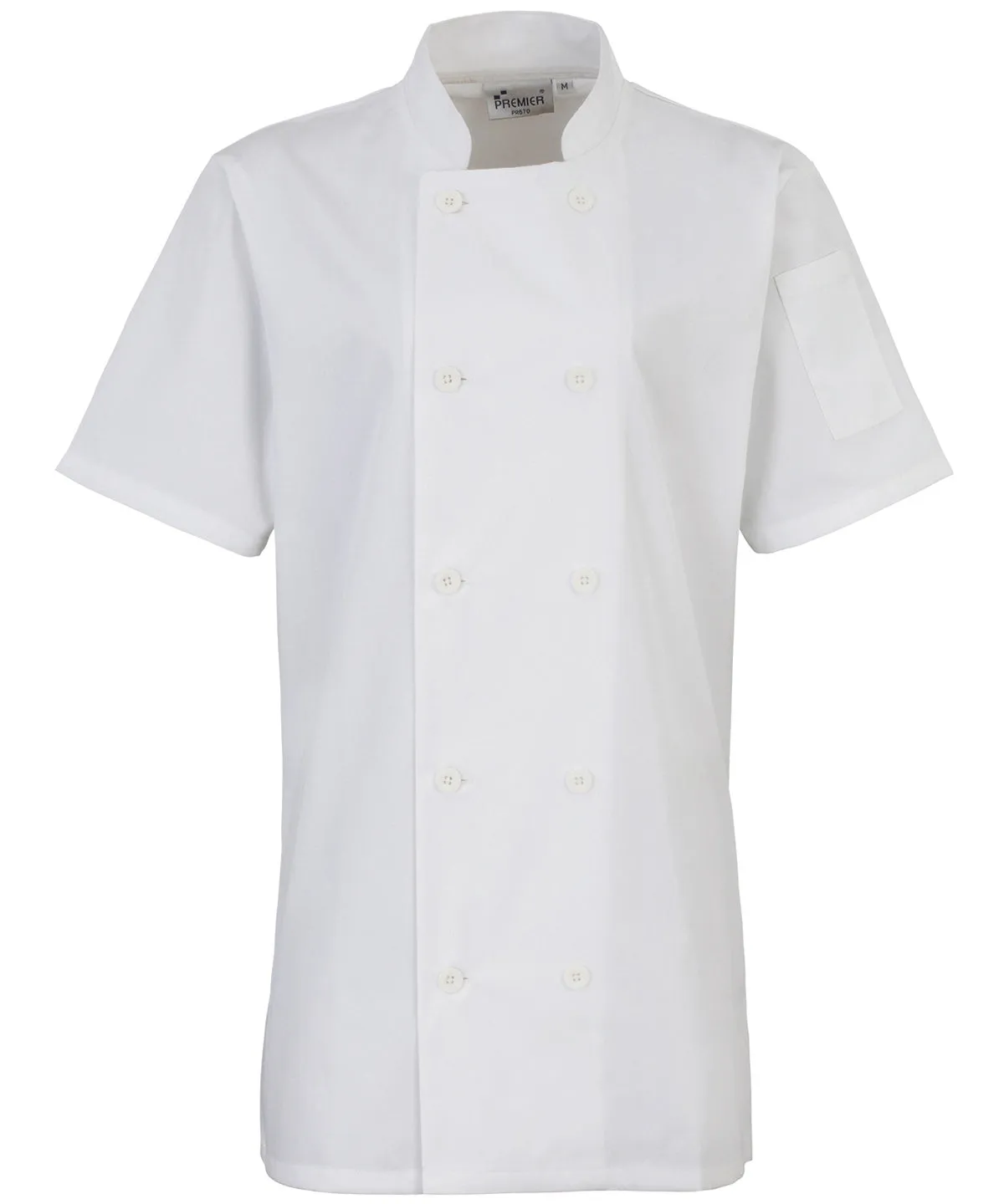 Premier Ladies Short Sleeve Chef's Jacket