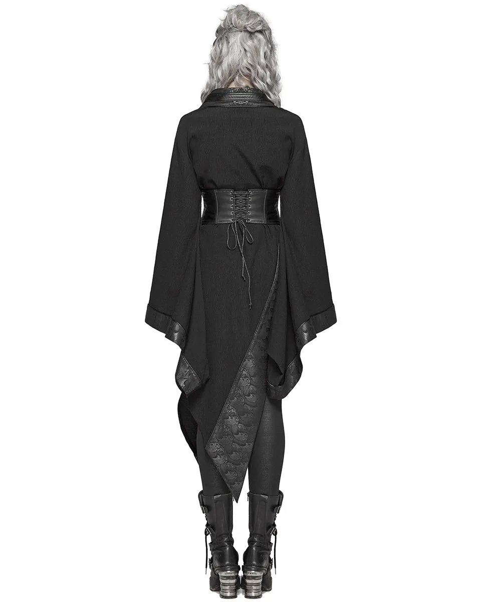 Punk Rave Amaterasu Womens Gothic Asymmetric Kimono Dress
