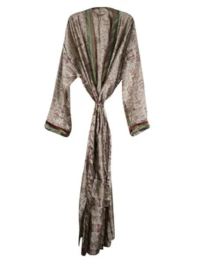 Purple Paisley Print Resort Wear, Flowy Jacket, Duster Jacket, Comfortable Flowy Robe L-2X