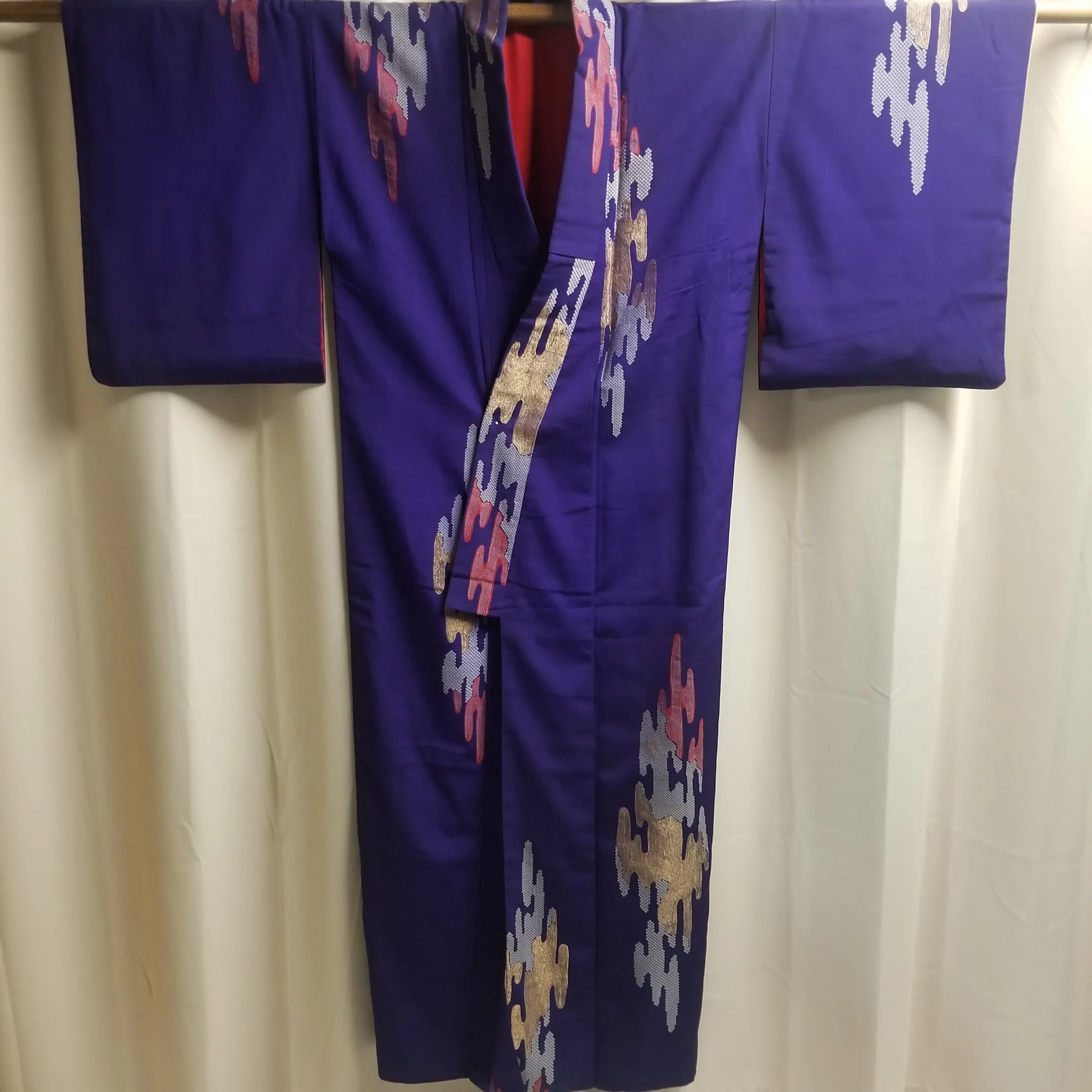 "Fancy Fog" Vintage Kimono